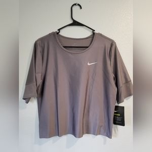 Nike Womens Dry Fit Workout Top Grey XL AJ2773-036